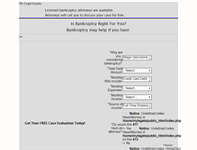 Tablet Screenshot of mylegalassists.com